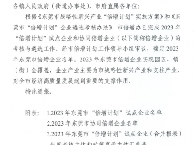 屢獲殊榮！國亨公司再次入選“倍增計劃”企業(yè)